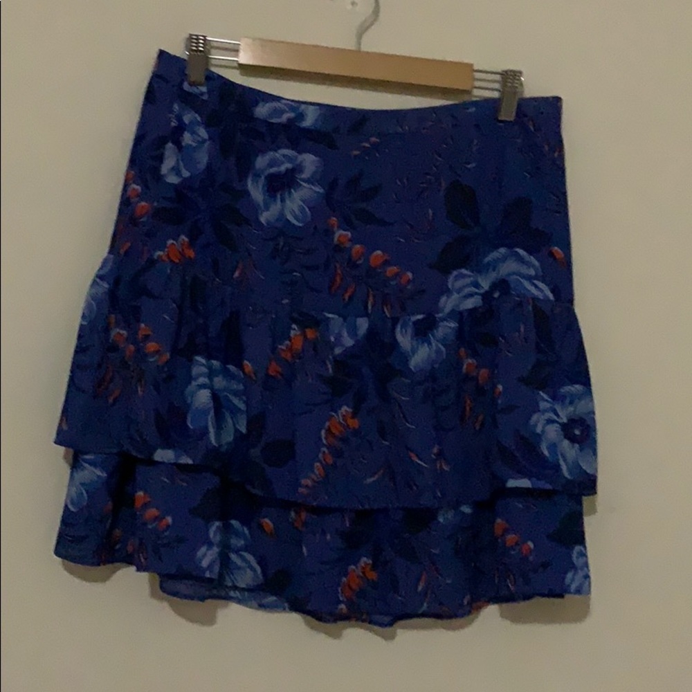 LOFT Blue mini skirt